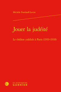 Jouer la judéité