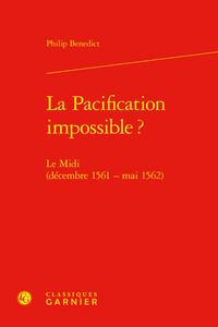 La Pacification impossible ?