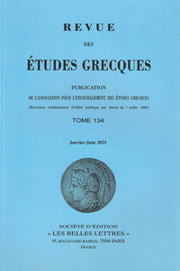 Revue des études grecques