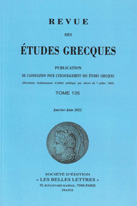 Revue des études grecques