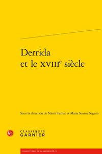 Derrida et le XVIIIe siècle