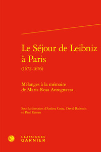 Le Séjour de Leibniz à Paris