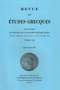 Revue des études grecques