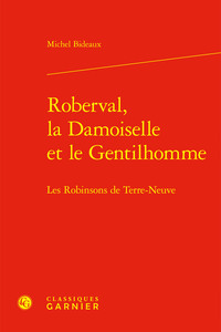 Roberval, la Damoiselle et le Gentilhomme