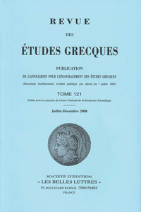 Revue des études grecques