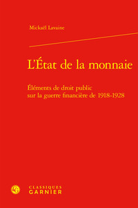 L'État de la monnaie