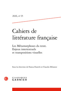 Cahiers de littérature française