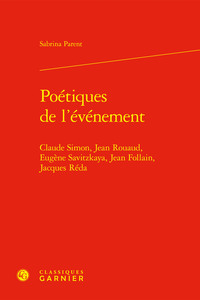 Poétiques de l'événement