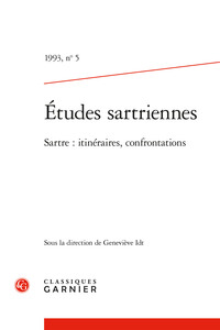 Études sartriennes