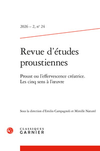 Revue d'études proustiennes