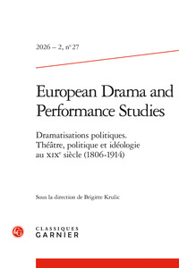 European Drama and Performance Studies