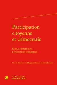 Participation citoyenne et démocratie