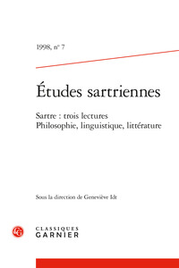 Études sartriennes