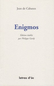 ENIGMOS ÉDITION ÉTABLIE PAR PHILIPPE GARDY