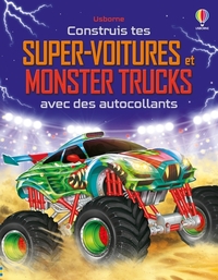 Construis tes super-voitures et monster trucks avec des autocollants - Volume combiné - dès 5 ans