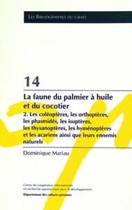 14. La faune du palmier à huile et du cocotier.