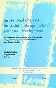 Institutional changes for sustainable agricultural and rural development