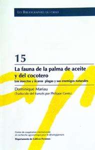 15. La fauna de la palma de aceite y del cocotero