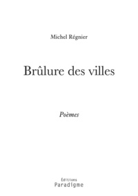 Brûlure des villes