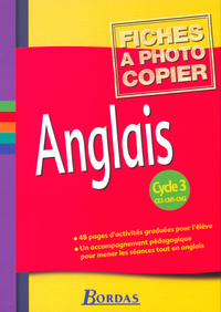 ANGLAIS CYCLE 3 REPROFICHES