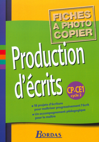 PRODUCTION D'ECRITS CP/CE1 REPROFICHES