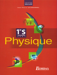 PHYSIQUE 1 S ELEVE 2001