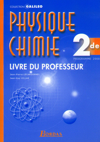 PHYSIQUE CHIMIE 2DE PROF 00