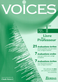 VOICES 1RE L ES S PROFESSEUR 2002