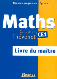 MATHS CE1 LIVRE DU MAITRE 2003 THEVENET