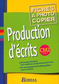 Production d'écrits CM2 2002 Fiches à photocopier