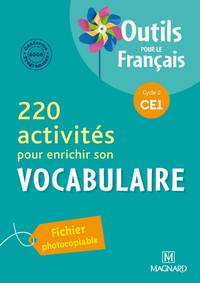 Outils pour le Français les fichiers de vocabulaire CE1, Fichier photocopiable