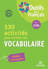 Outils pour le Français les fichiers de vocabulaire CM1, Fichier photocopiable