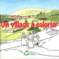 Un village à colorier