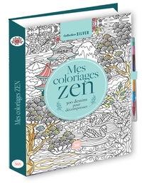 Mes coloriages zen - 300 dessins pour décompresser - crayon multi-mines offert