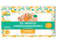 Bloc aimanté de 52 menus hebdomadaires à compléter Mémoniak