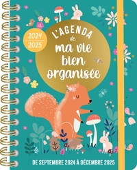 L AGENDA DE MA VIE BIEN ORGANISEE SEPT. 2024- DEC. 2025 16 MOIS GRAND FORMAT