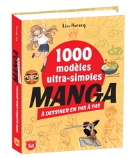 1000 modèles ultra-simples à dessiner en pas à pas   Manga