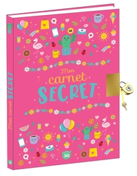 Mon carnet secret girly - Journal intime avec cadenas à compléter