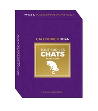 GRAND CALENDRIER ALMANA'BOX TOUT SUR LES CHATS EN 365 JOURS 2024