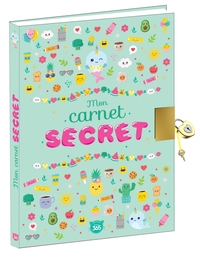 Mon carnet secret Kawai - Journal intime avec cadenas à compléter