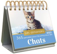 ALMANIAK 365 PENSEES POUR LES AMOUREUX DES CHATS 2023 - CALENDRIER 1 PHOTO PAR JOUR