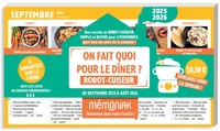 On fait quoi pour le dîner au robot-cuiseur à aimanter sur le frigo 2025-2026