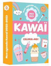 Mon agenda scolaire Kawaï colorie-moi 2022-2023