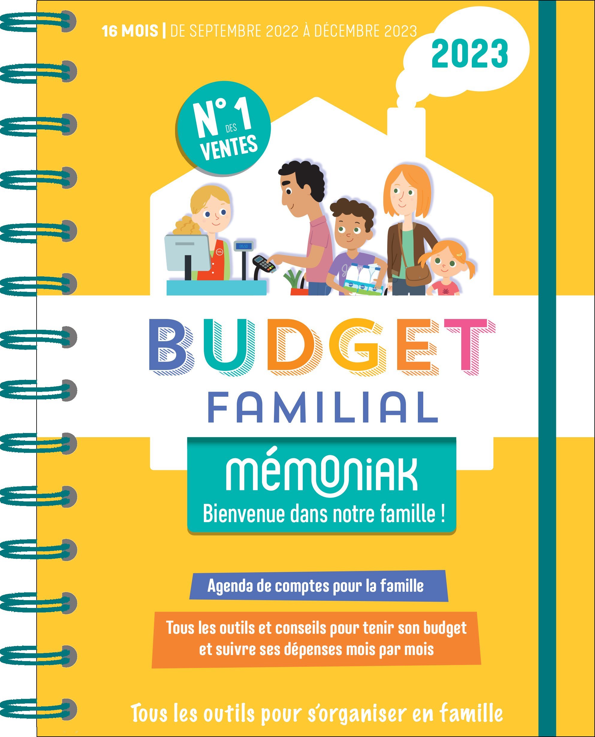 Livre : Agenda familial pocket Mémoniak 2025 : septembre 2024