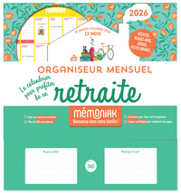 Organiseur mensuel Le Calendrier 2026 pour profiter de sa retraite