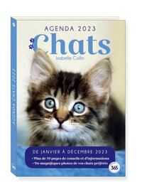 Agenda Loisirs Chats 2023 avec 70 pages d'informations et de conseils sur les chats