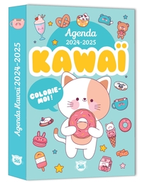 Mon agenda scolaire 2025 Kawai colorie moi