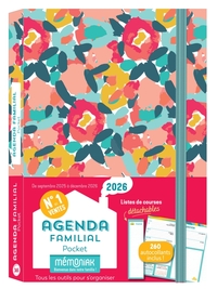 Agenda familial Mémoniak pocket, sept. 2025 à déc. 2026