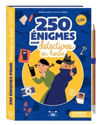 250 énigmes pour détectives en herbe - crayon offert