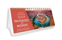 Semainier panoramique - Paysages du monde 2024, une page par jour